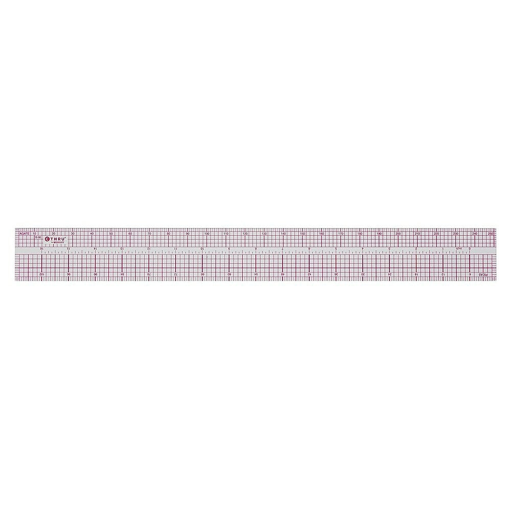 Image of C-THRU Pica/Agate Scale Ruler, 18, 12 Pack