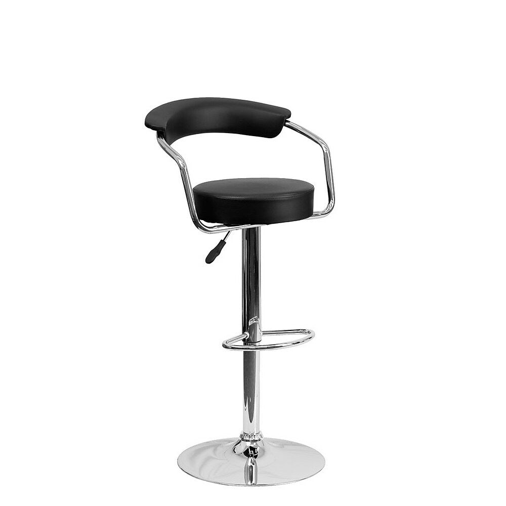 plata import quintin adjustable stool black st8128b