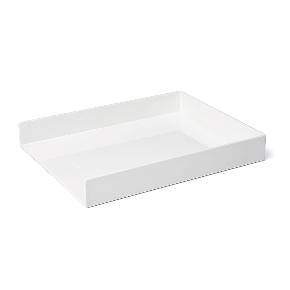Image of Poppin Single Letter Tray - White