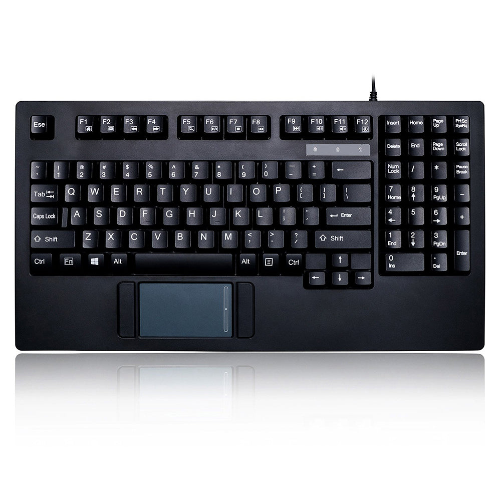 Image of Adesso EasyTouch Rackmount Touchpad Keyboard - Black