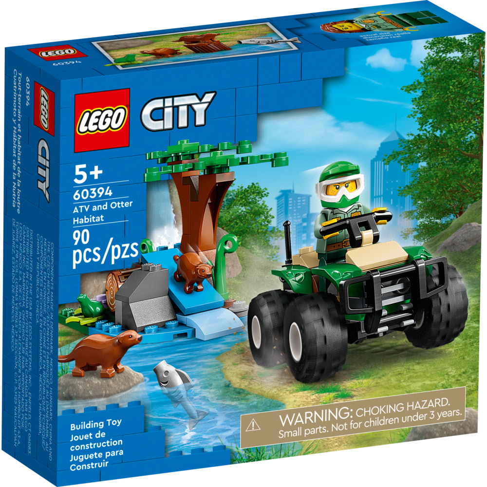 Image of LEGO City ATV and Otter Habitat Playset - 90 Pieces