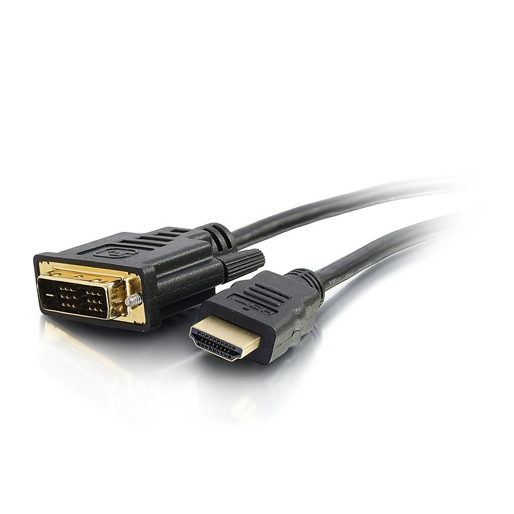 Image of C2G HDMI To DVI-D Digital Video Cable, 0.5m (42513), Black