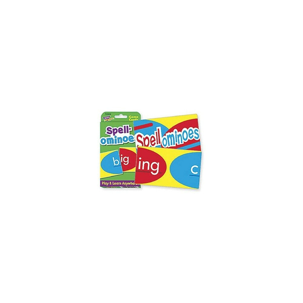 Image of Trend Enterprises Challenge Spellominoes Cards, Grades 1 - 4 (T-24010), 56 Pack