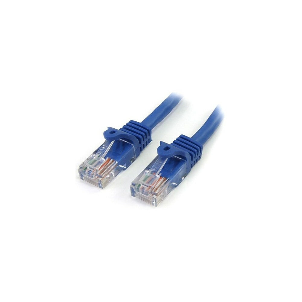 Image of StarTech RJ45PATCH3 3' Cat 5e Snagless Patch Cable, Blue