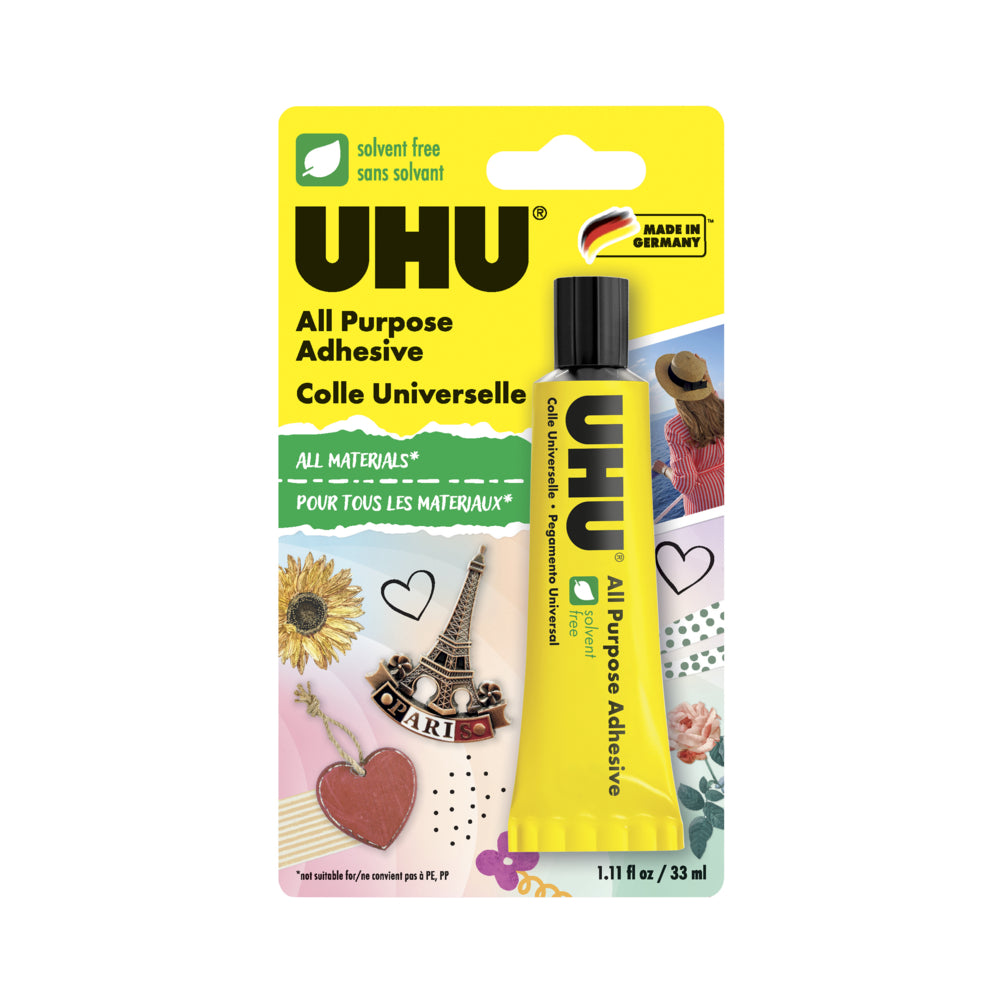 Image of UHU All Purpose Adhesive High Performance Transparent Glue - 32ml
