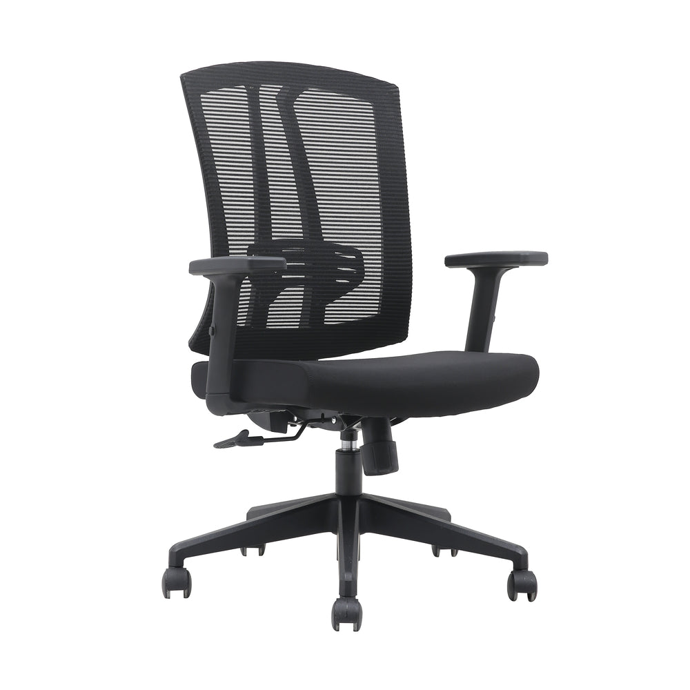 Image of Brassex Dexter Aiden Desk Chair - Black