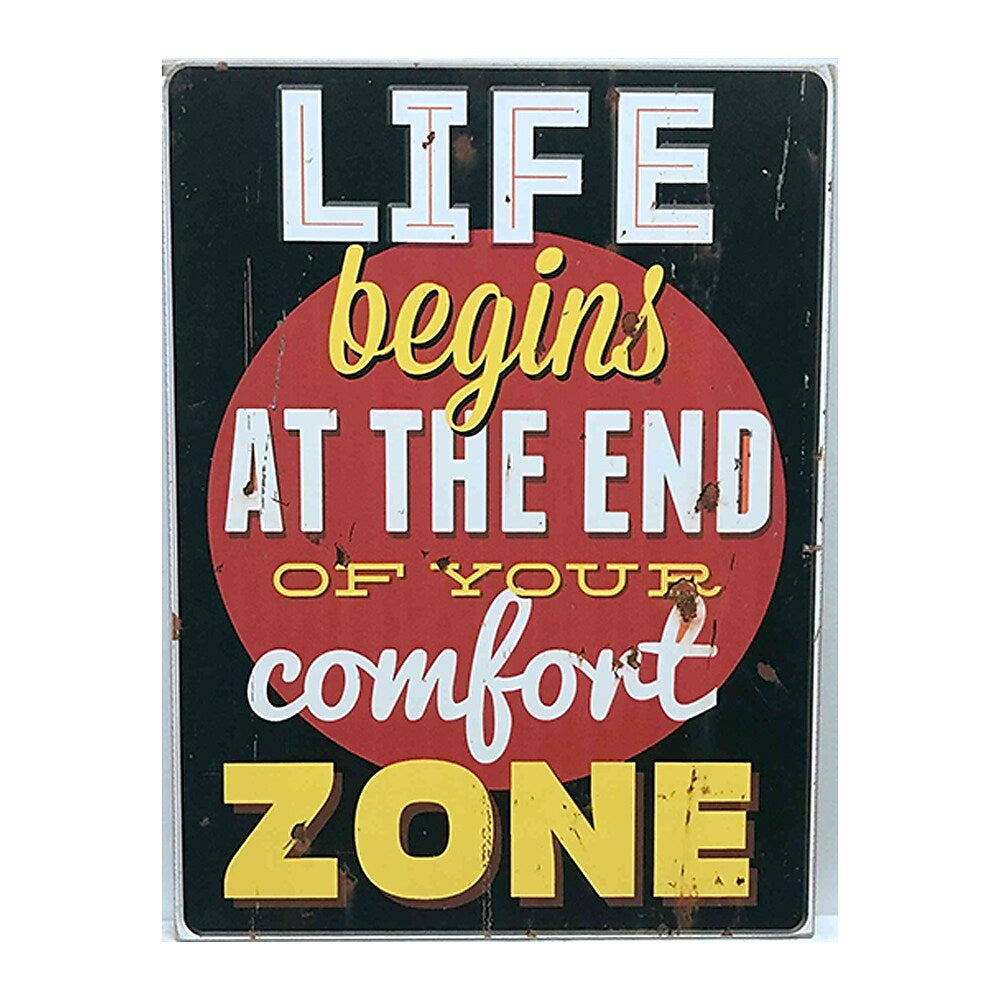 Image of Sign-A-Tology Life Vintage Wooden Sign - 16" x 12"