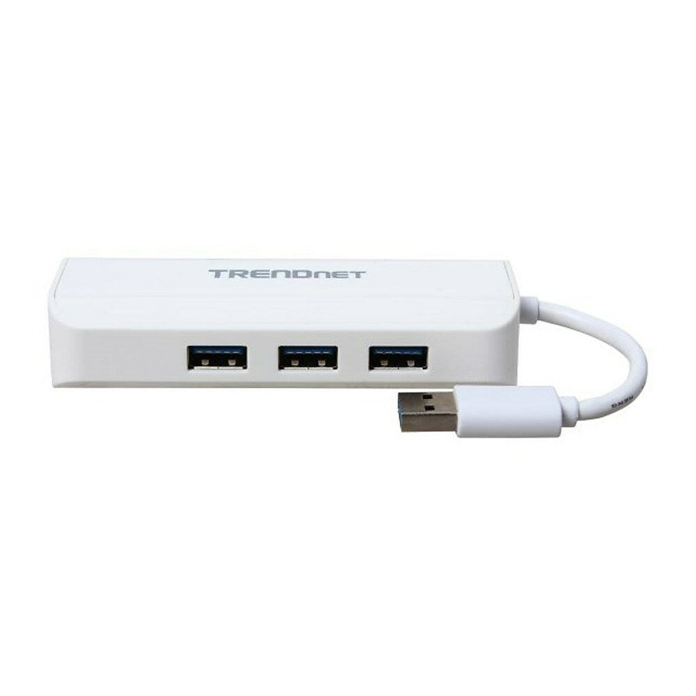 Image of Trendnet USB 3.0 to Gigabit Adapter + USB Hub