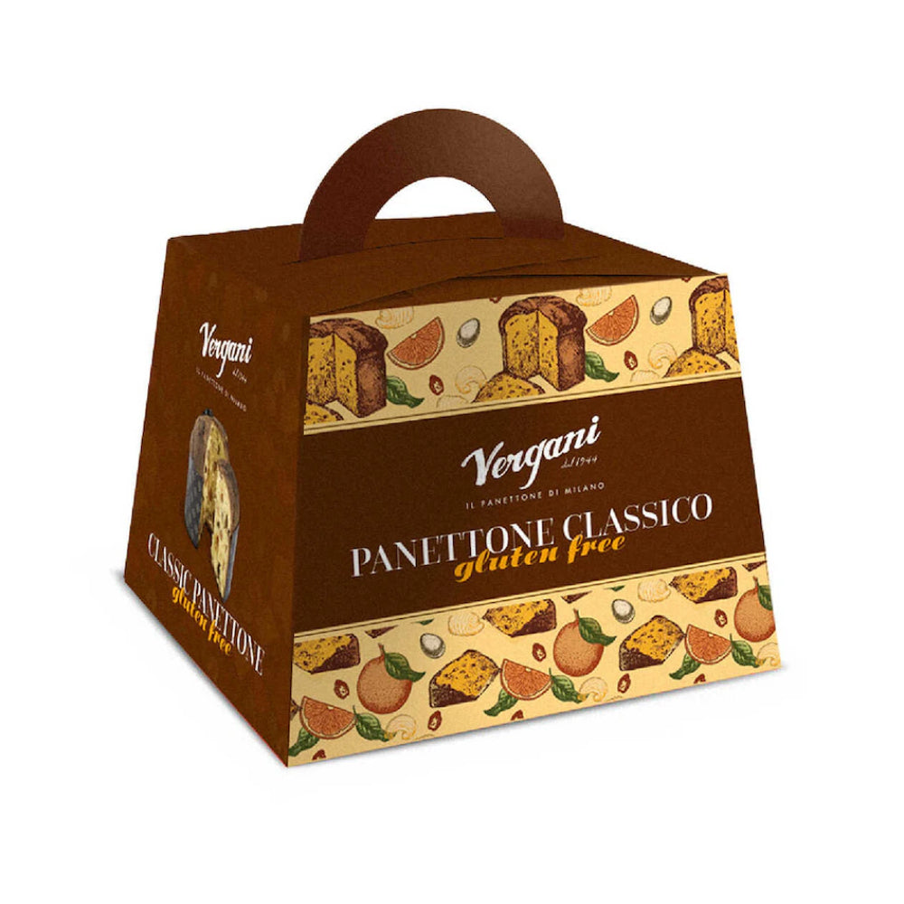 Image of Vergani Traditional Panettone Gluten Free From Milan - 600g