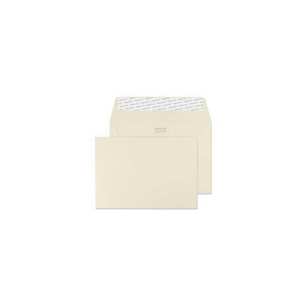 Image of Blake Creative Color Cream Invitation Envelopes - 4 1/2" W x 6 3/8" L - Cookie Dough Cream - 25 Pack, Cookie_Dough_Cream