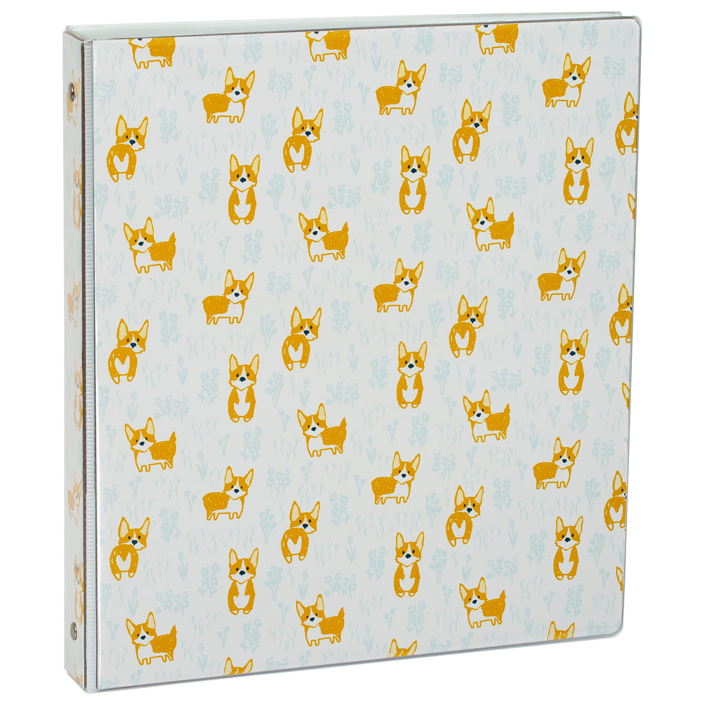 Image of Staples 1" Binder - Corgi Pup, Multicolour