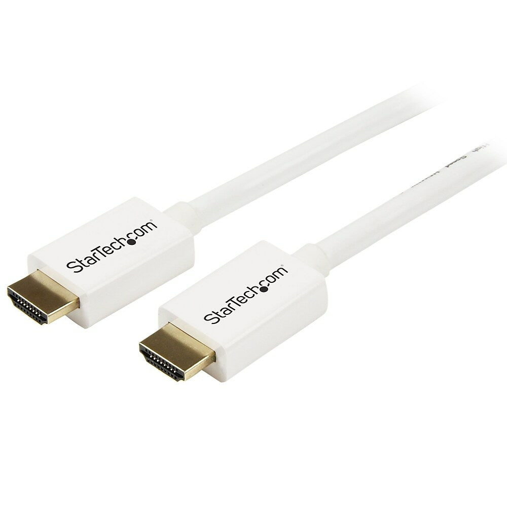 Image of StarTech 3M (10 Ft) White Cl3 In-Wall High Speed HDMI Cable, Ultra Hd 4K X 2K HDMI Cable, HDMI to HDMI M/M