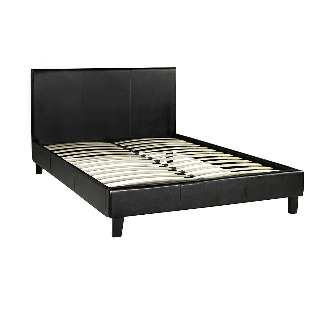 Image of Brassex 1001 Queen Platform Bed, Espresso