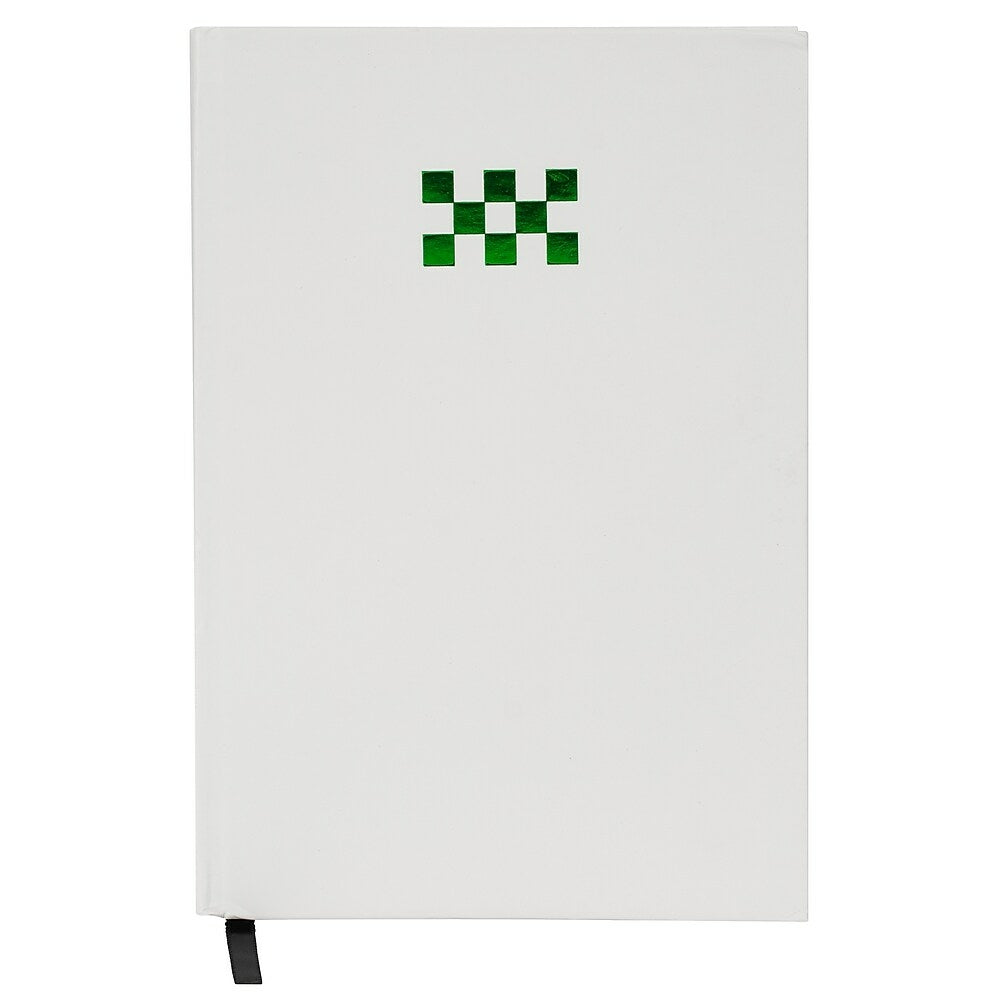 Image of Alfred Sung Hardcover Notebook - 6" x 8 1/4" A5 - Checkerboard - 12 Pack, White