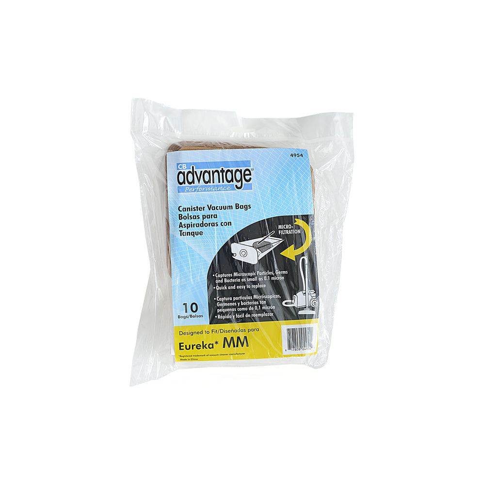 Image of Advantage 4954 Vacuum Bags - Fit Eureka canisters using the MM bag, 10 Pack