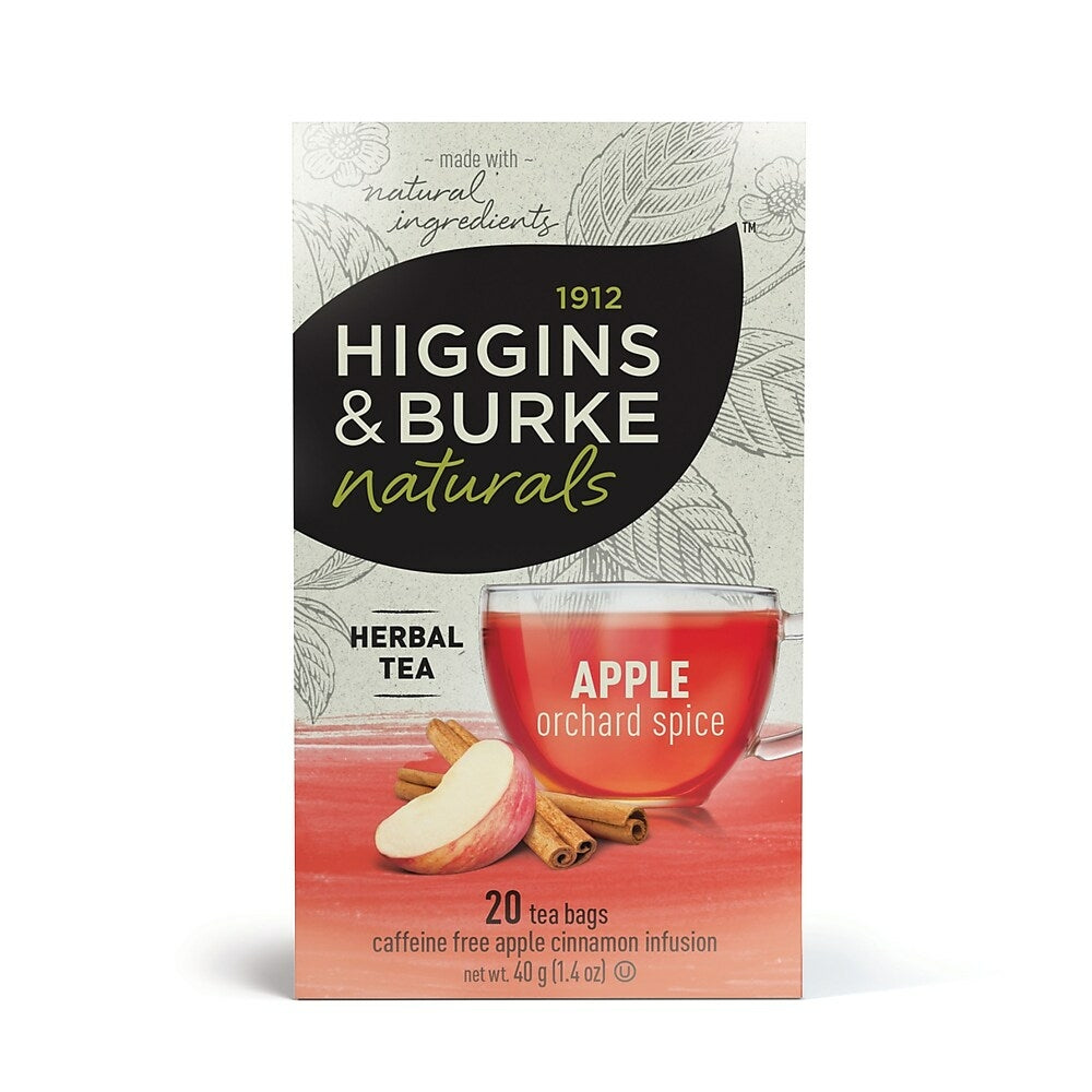 Image of Higgins & Burke Apple Cinnamon (Apple Orchard Spice) Tea - 20 Pack