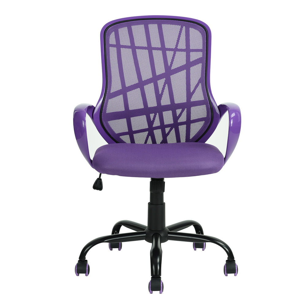 purple office chair staples