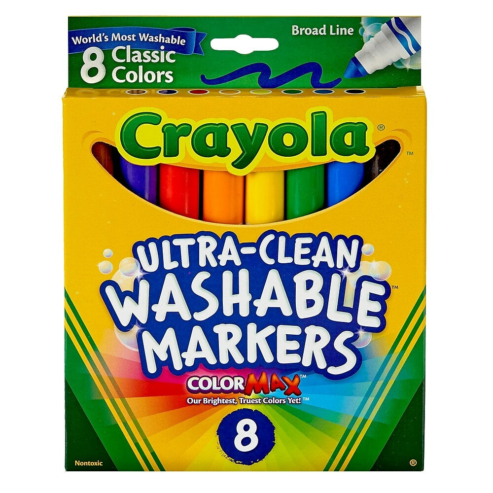 Image of Washable Colouring Markers, Assorted, 48 Pack (BIN7808)