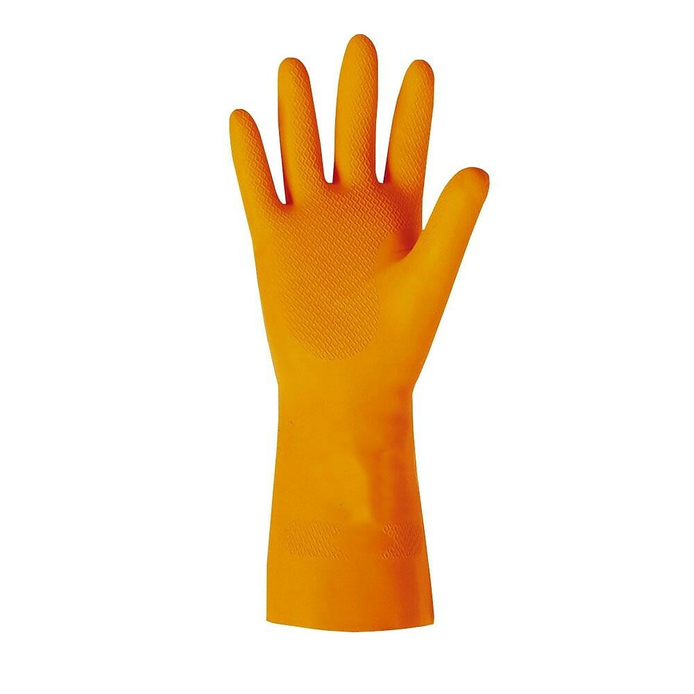 Image of Ansell Diamond Natural Latex Gloves - Orange - Size 9 - 144 Pack