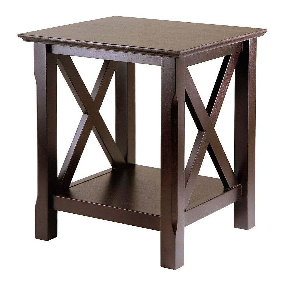 Image of Winsome Xola End Table, Cappuccino, Brown