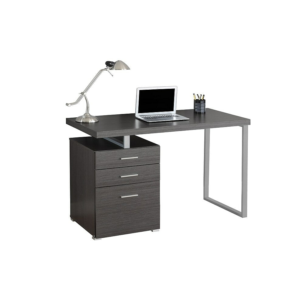 office depot grey desk