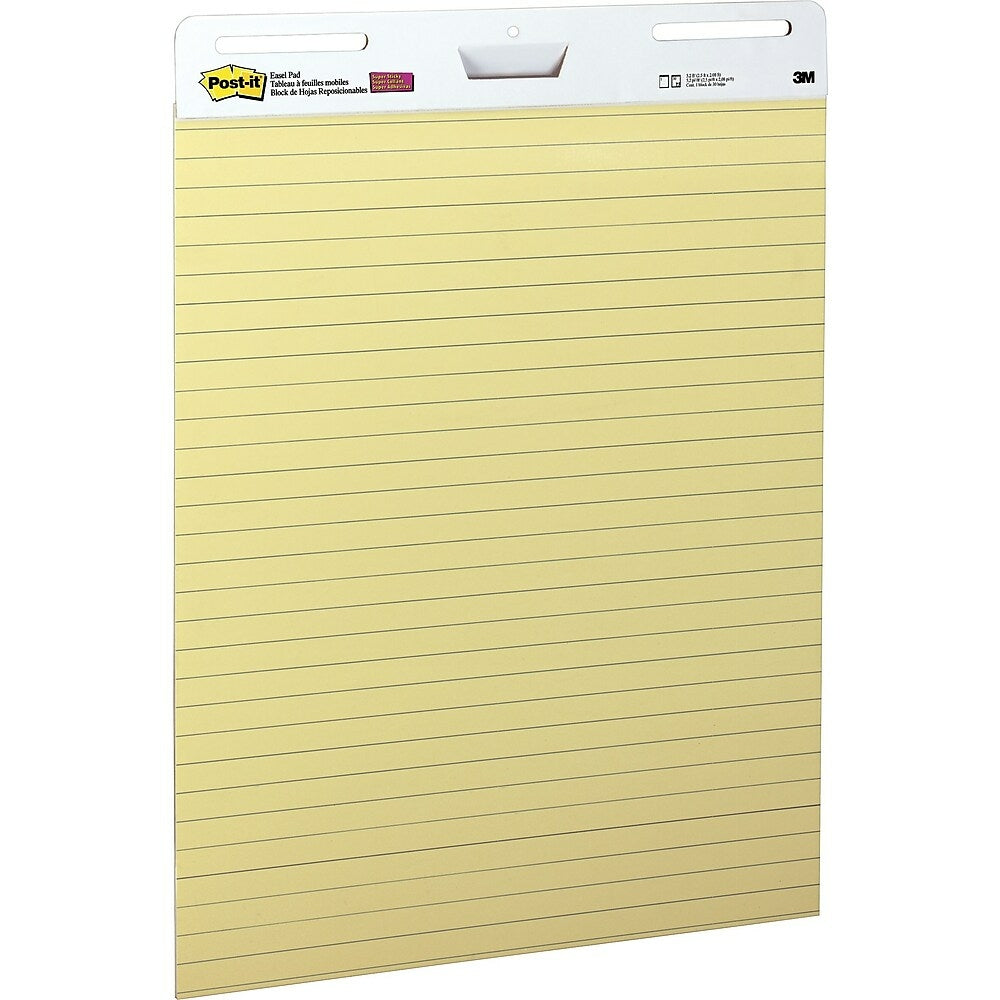 Post-it Self Stick Easel Pad with Built in Carry Handle, 25 x 30