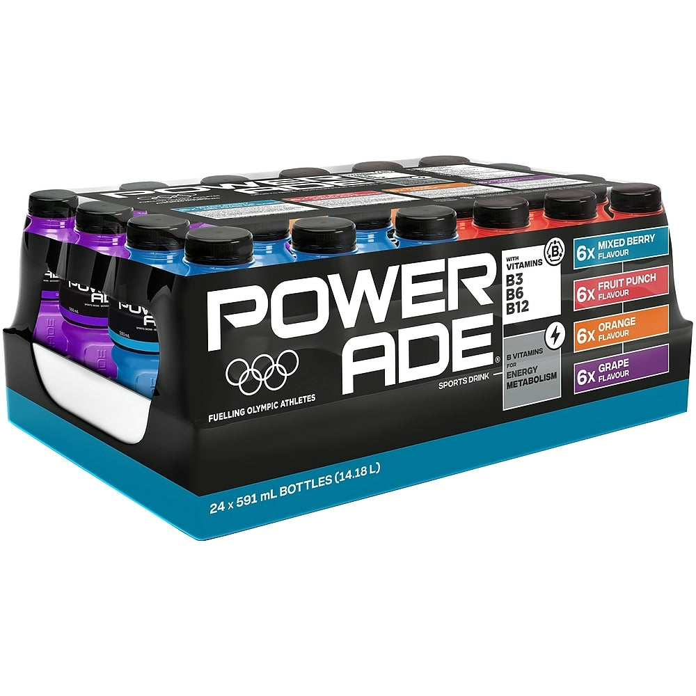 Image of Powerade Assorted ION4 Sports Drink - 591ml - 24 Pack