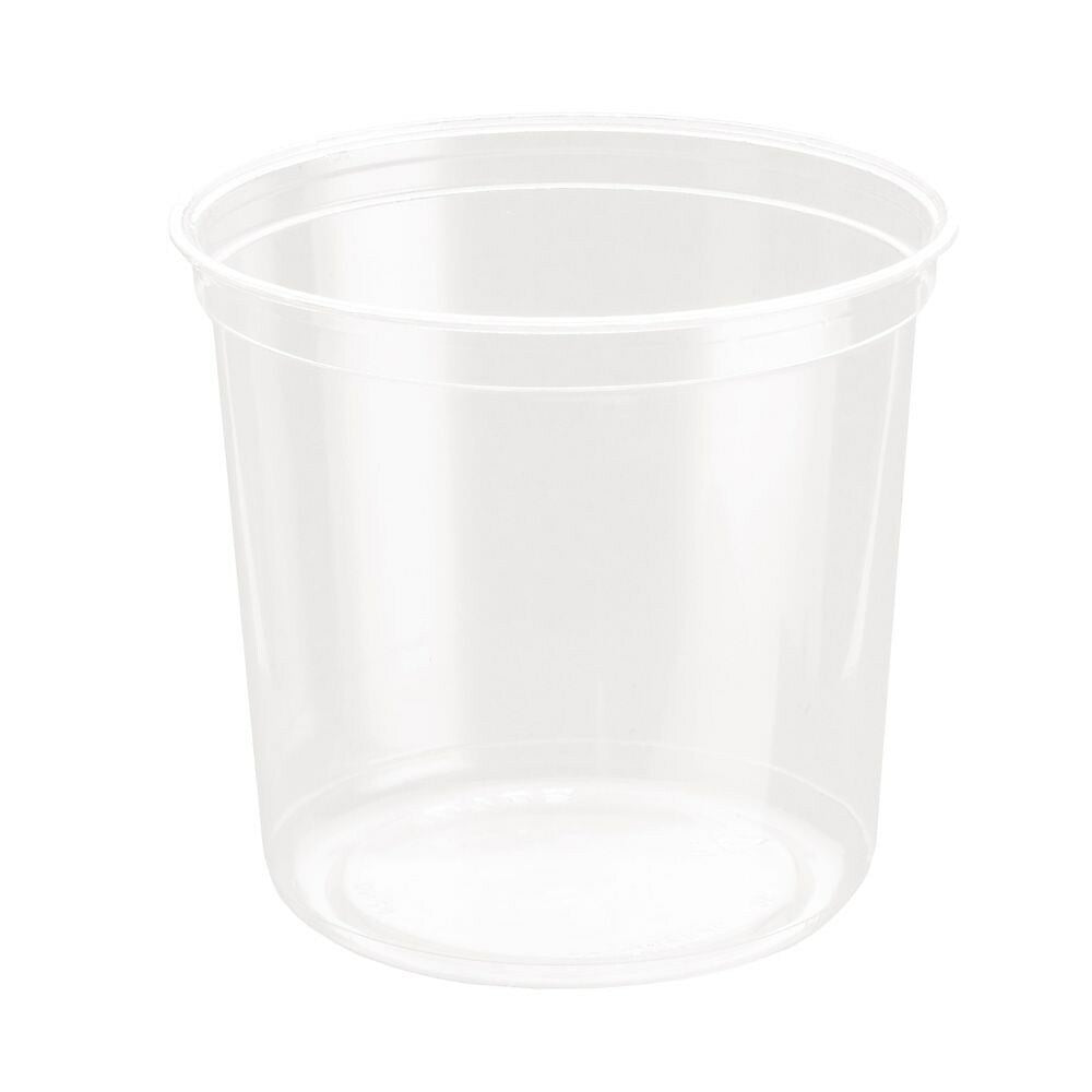 Image of Solo Recycable Gourmet Deli Container, 24 oz., Clear, 500 Pack