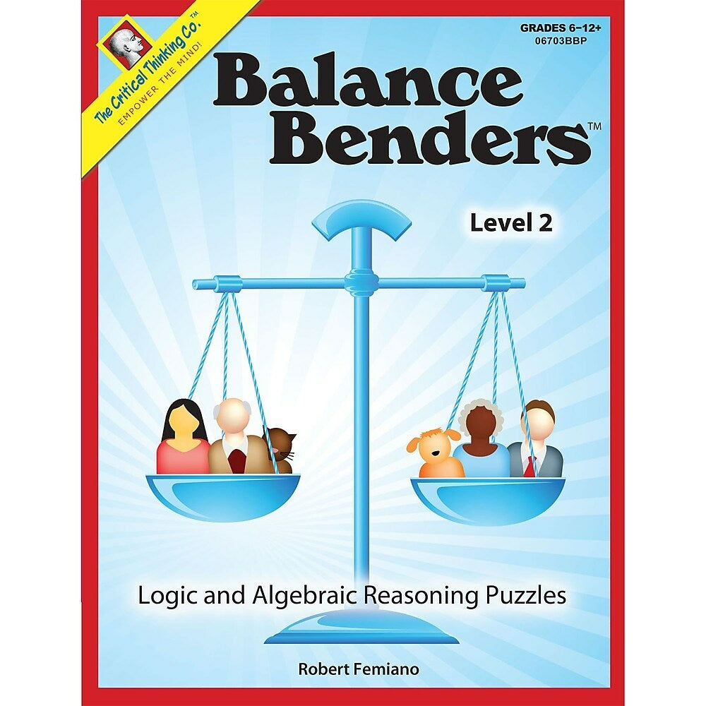 Image of The Critical Thinking Co Balance Benders Level 2 Book, Grades 6 - 12 (CTB06703BBP)