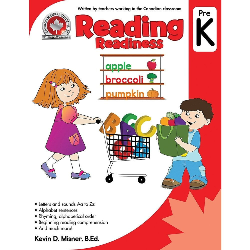 Image of Canadian Curriculum Press Reading Workbook - Grade Pre-K