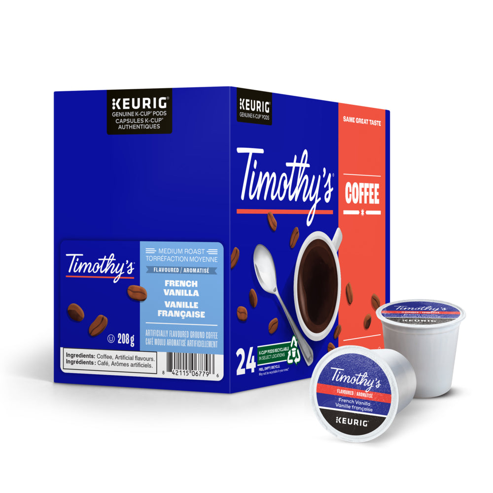 Image of Timothy's French Vanilla K-Cup Pods - 24 Pack