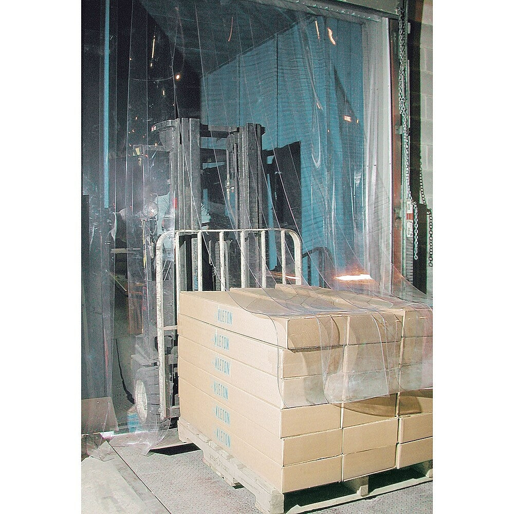 Image of Kleton Strip Curtain Doors, 6' x 8' Door Opening, 8" Strip Width, 0.080" Strip Thickness