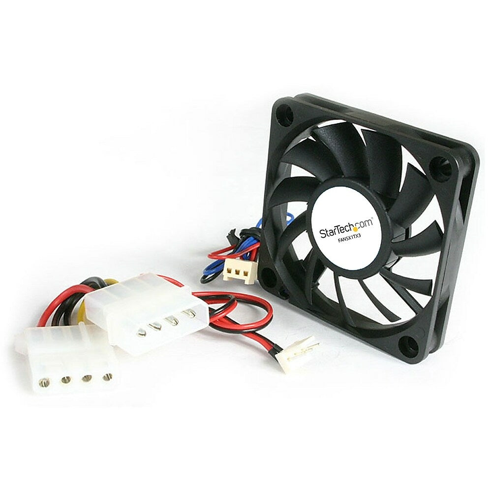 Image of StarTech Replacement Ball Bearing Computer Case Fan TX3/LP4 Connector, 50 x 10mm