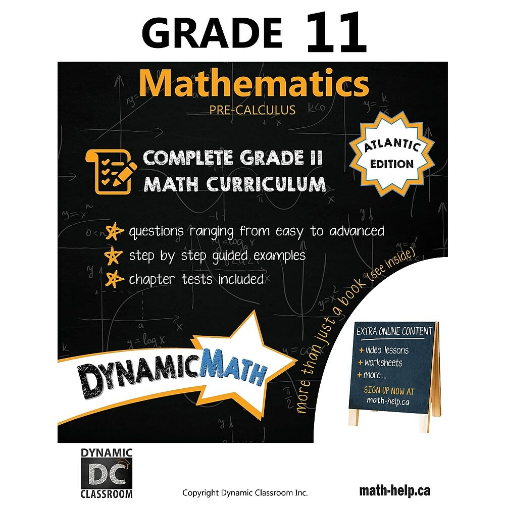 Image of Dynamic Math Workbook Atlantic - Grade 11