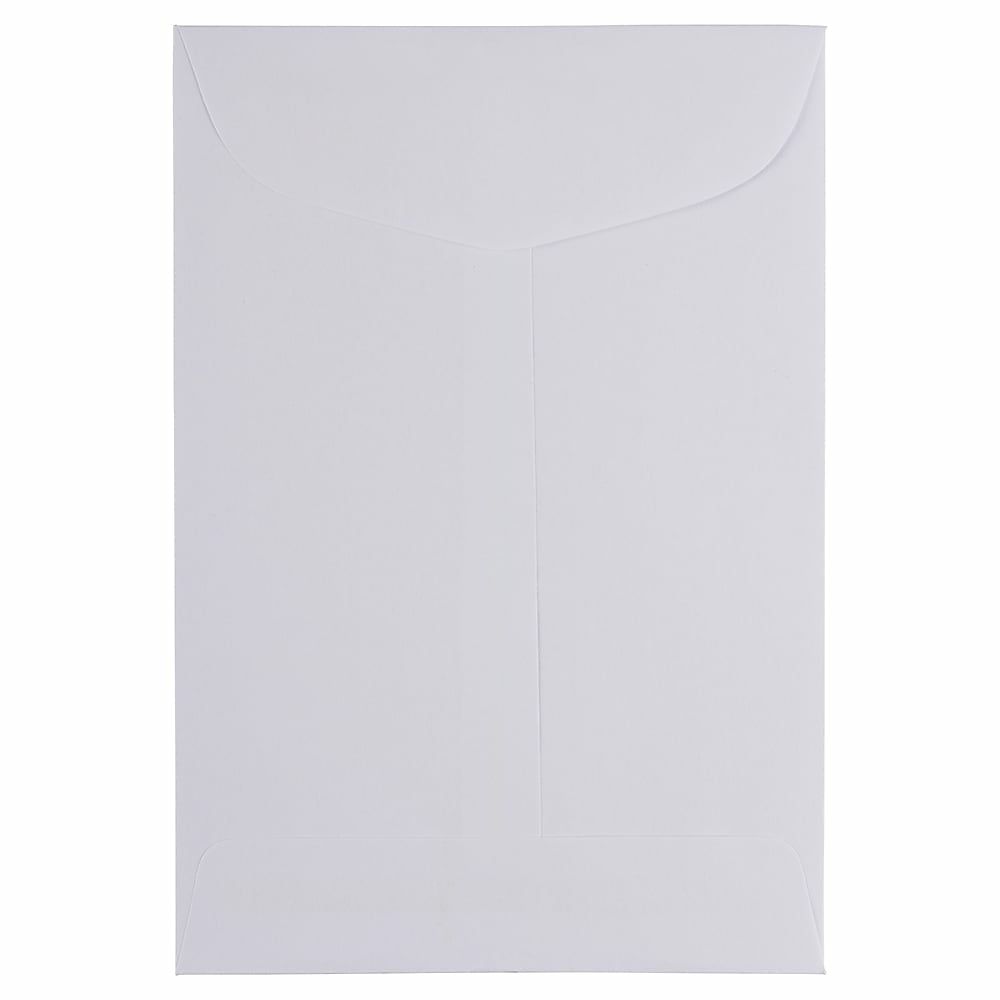 Image of JAM Paper 1 Scarf Open End Policy Envelopes, 4.63 x 6.75, White, 1000 Pack (01623988B)