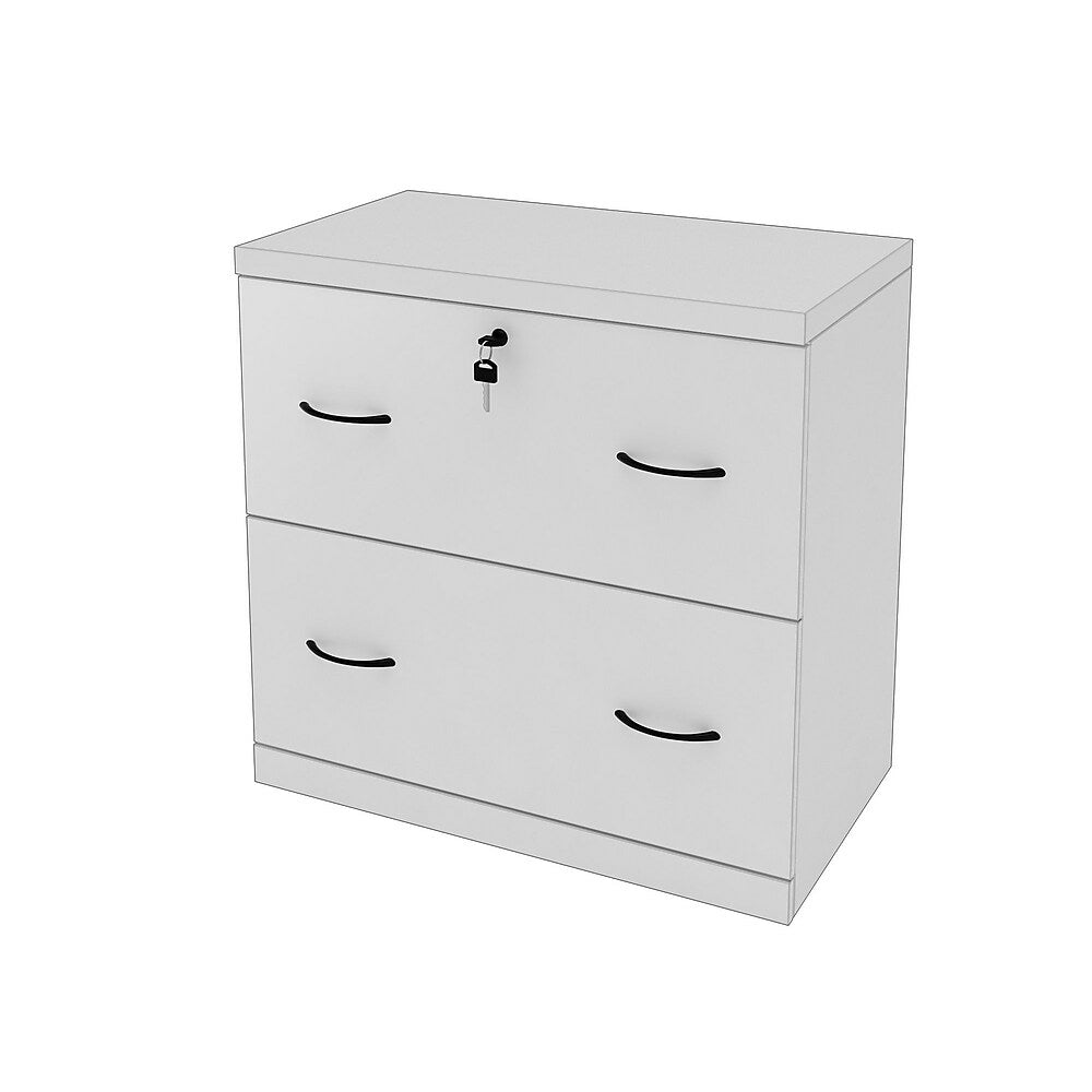 Z Line 2 Drawer Lateral File Cabinet White Zl2264 2wlu Staples Ca