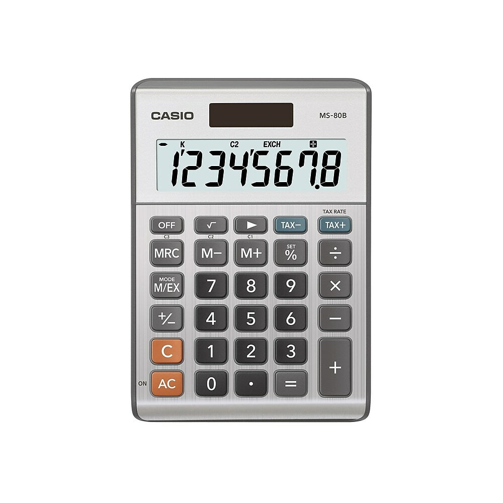 Image of Casio MS-80B Portable Desk Calculator with Large Display