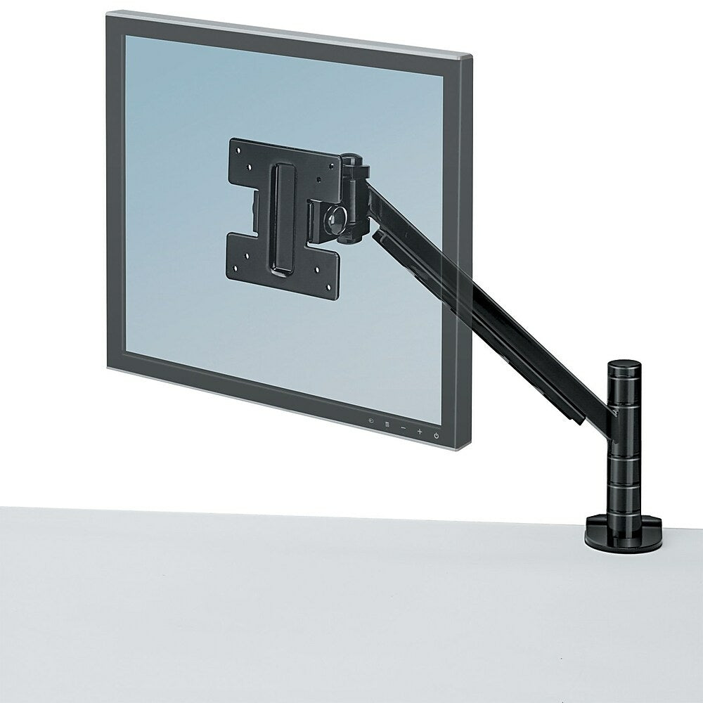 Image of Fellowes Flat Panel Monitor Arm (8038201), Black