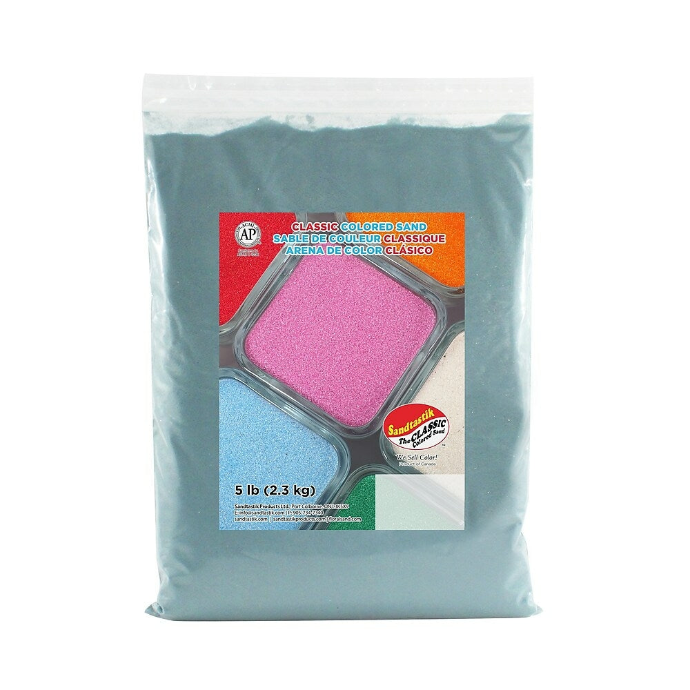 Image of Sandtastik Classic Coloured Sand, 5 lb (2.3 kg) Bag, Aqua