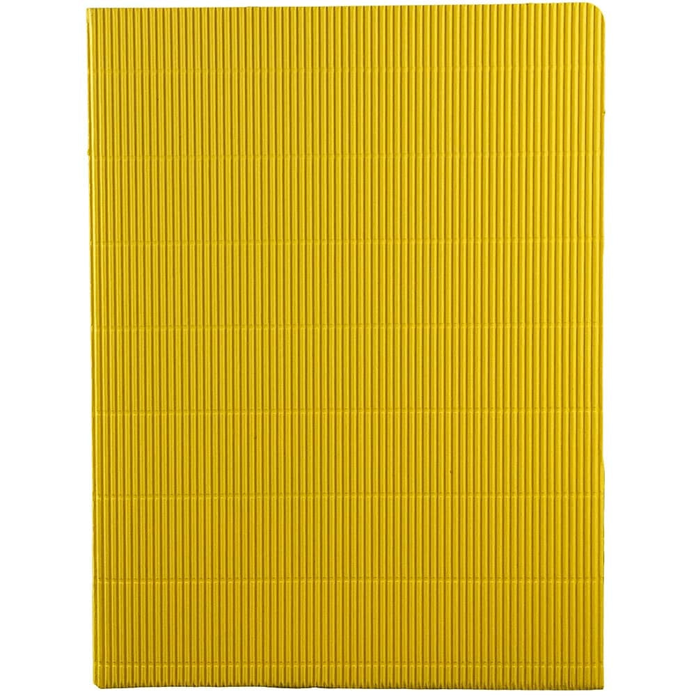 Image of JAM Paper Corrugated Fluted Folders, Yellow, 100 Pack (87499B100)