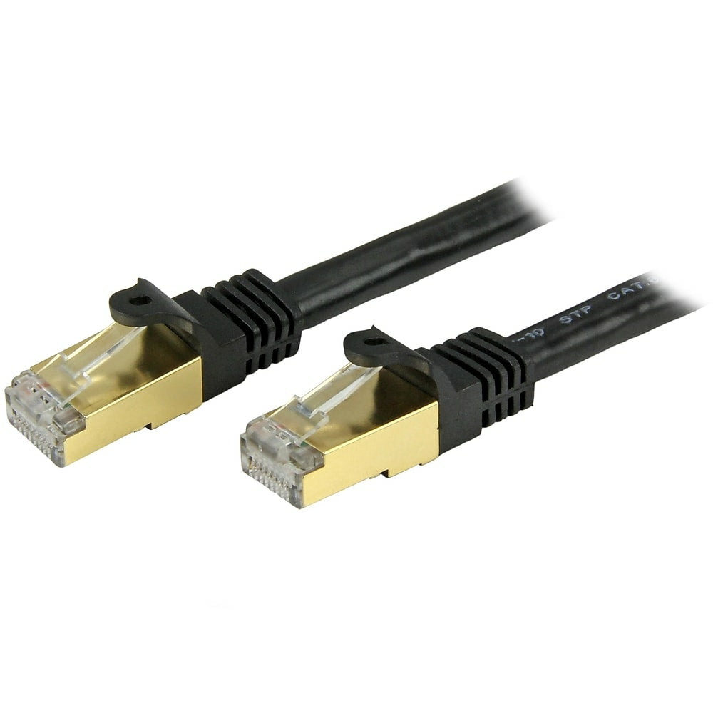 Image of StarTech Cat6a Patch Cable, Shielded (C6ASPAT10BK)