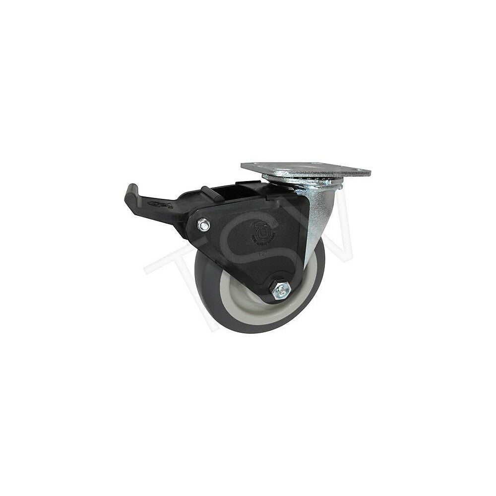 Image of Blickle Total Locking Caster, 6" (152 Mm), Wheel Material: Forged Steel, Caster Type: Swivel w/Brake (CA-27DS60JR0417YY)