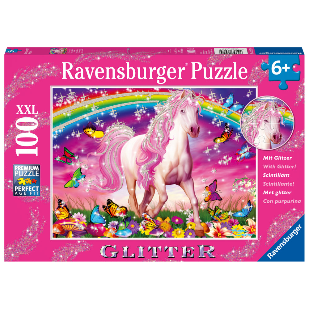 Image of Ravensburger Horse Dream 100-Piece Glitter Puzzle