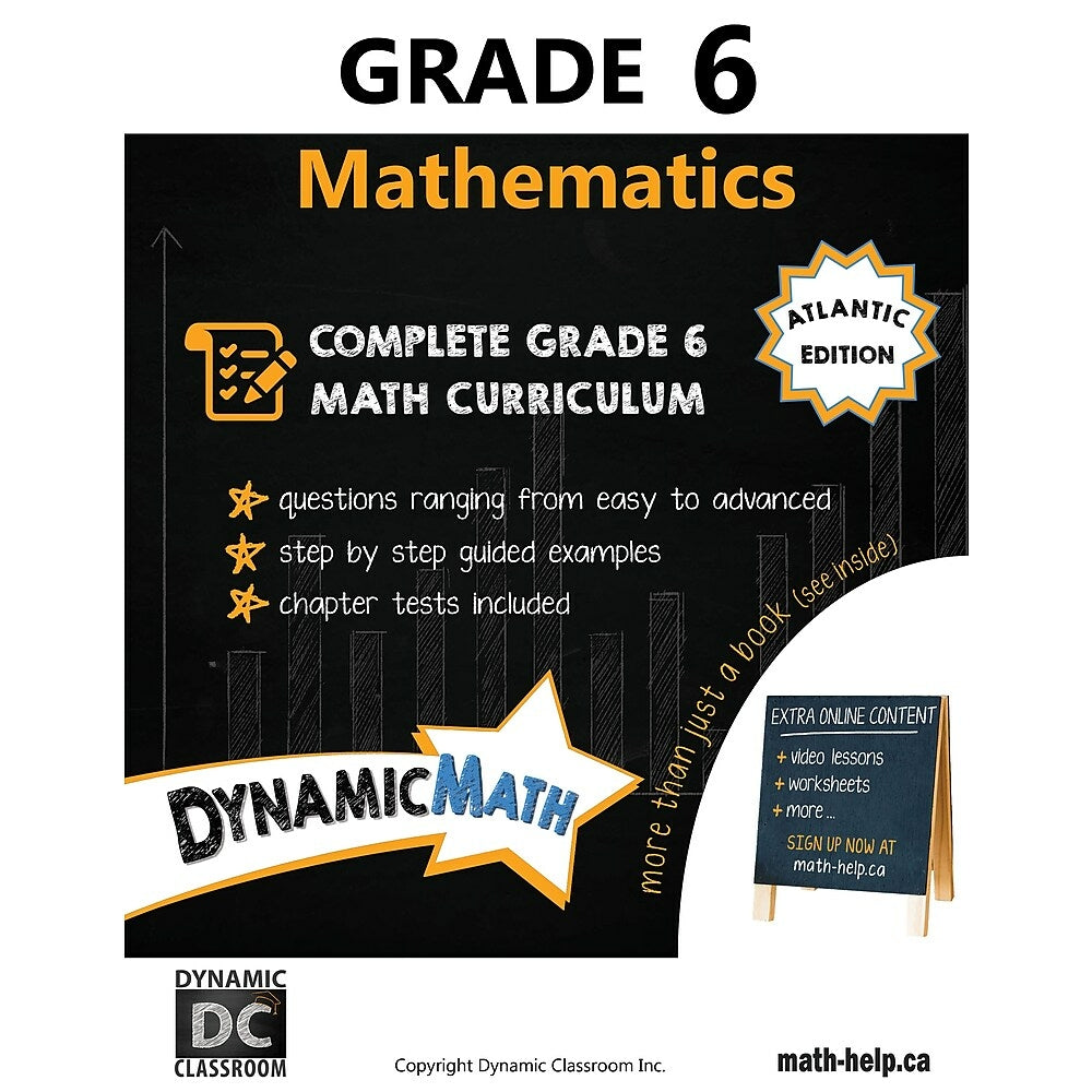 Image of Dynamic Math Workbook Atlantic - Grade 6