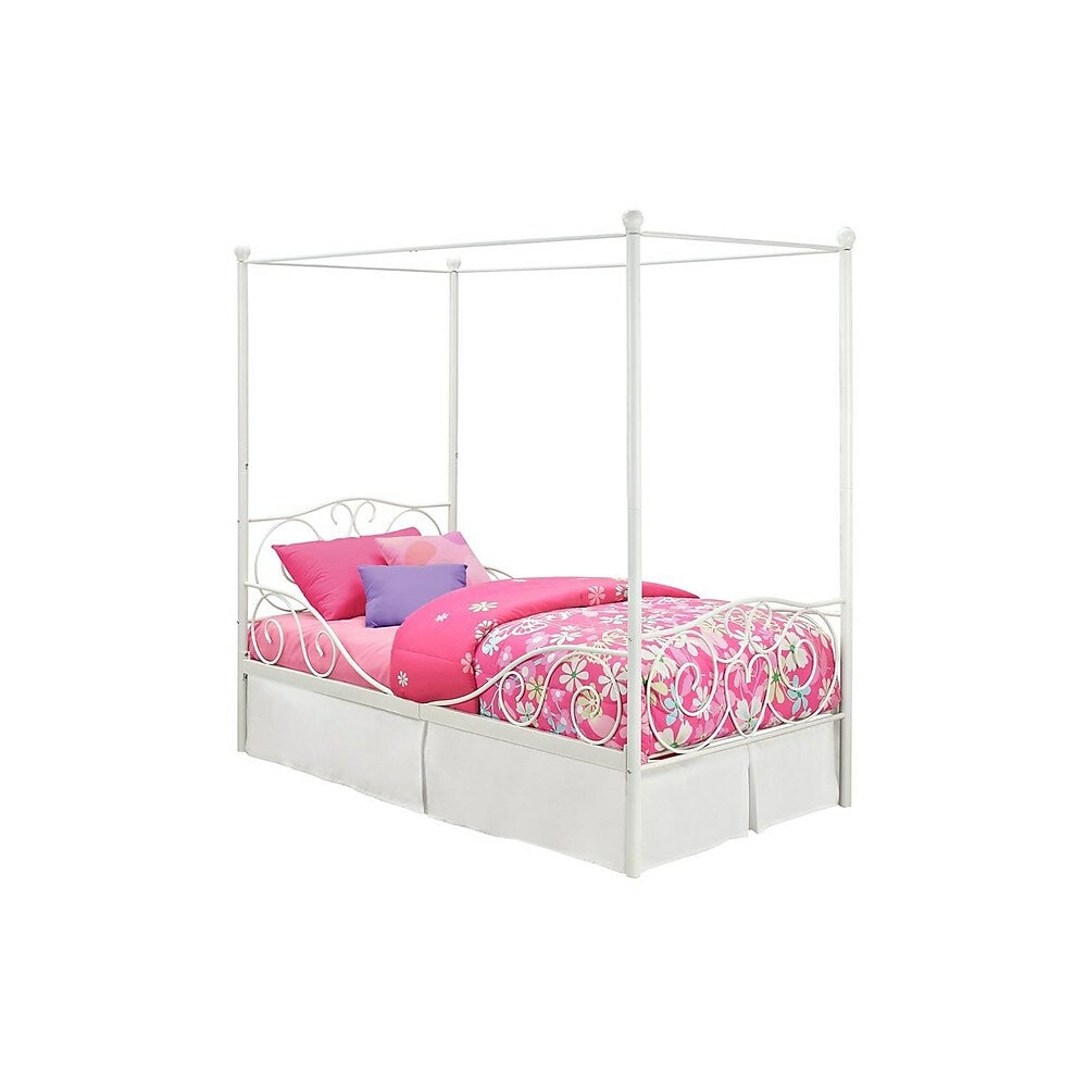 Image of DHP Canopy Metal Bed - Twin - White