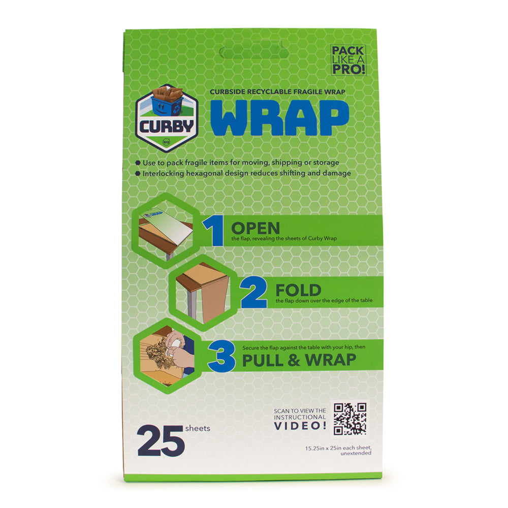 Image of IPG Curby Wrap Pad Curbside Recyclable Fragile Wrap
