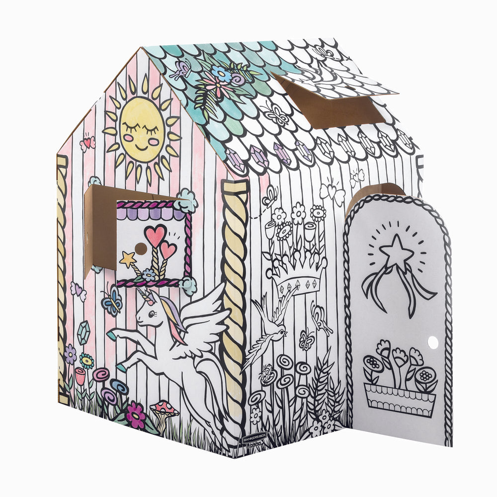 Image of Bankers Box At Play Playhouse - 48"H x 32"W x 32"D - Unicorn