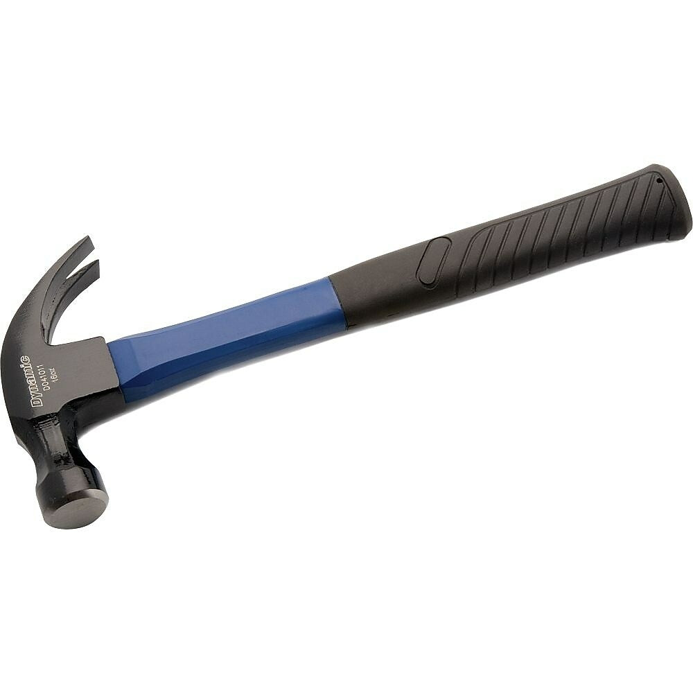 Image of Dynamic Tools 16oz Claw Hammer, Fiberglass Handle