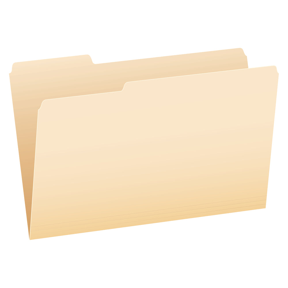 Image of Pendaflex 1/3 Cut Manila File Folders - Legal Size - 100 Pack