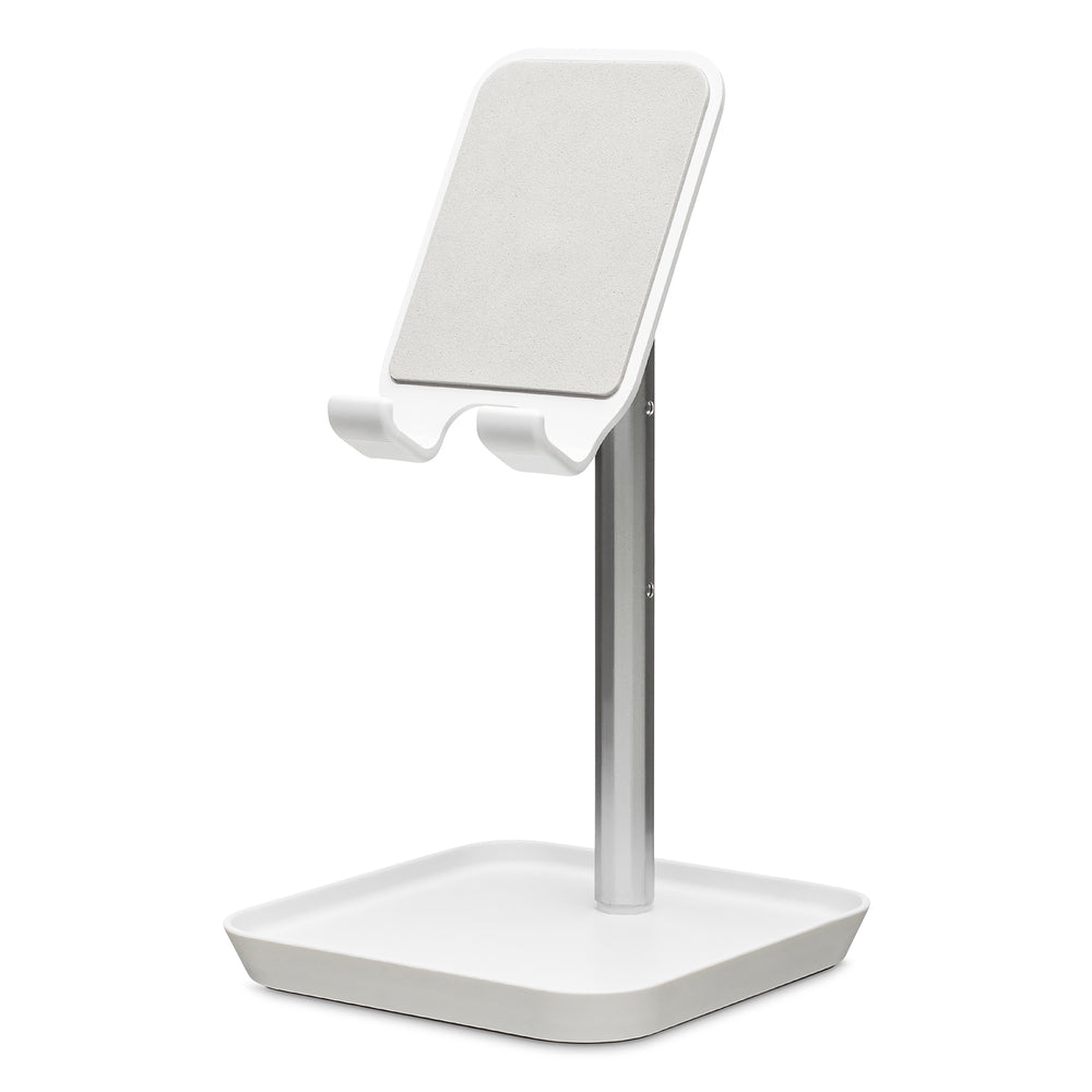 Image of Kikkerland Height-Adjustable Perfect Phone Stand - White